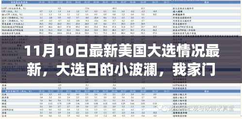 美国大选最新动态,家门口的温馨故事与选举日的小波澜