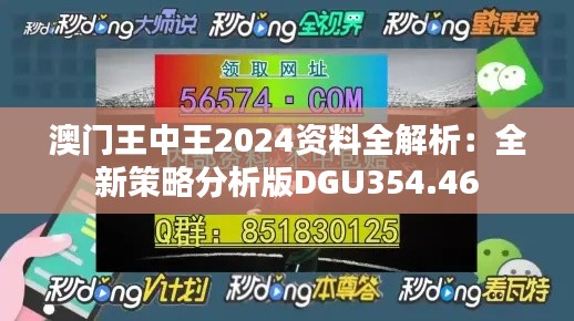 澳门王中王2024资料全解析:全新策略分析版DGU354.46