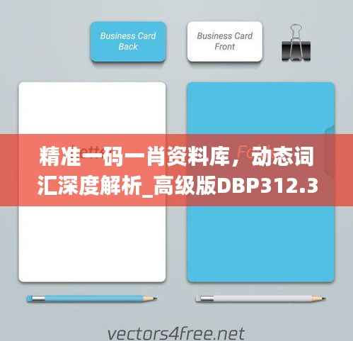 精准一码一肖资料库,动态词汇深度解析_高级版DBP312.34