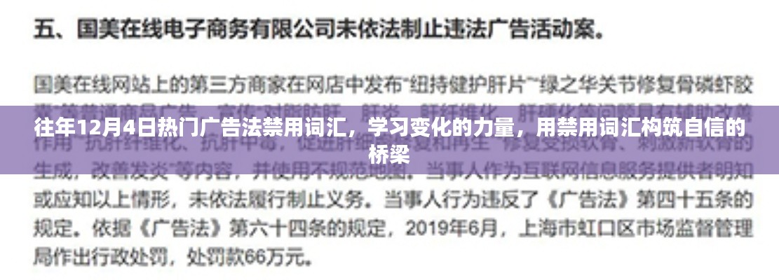 历年12月4日广告禁用词汇深度解析,构建自信之桥的力量与变化学习之路