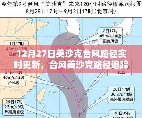 台风美沙克路径实时更新,最新动态、影响分析及追踪报道(12月27日)