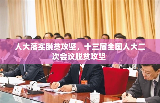 人大落实脱贫攻坚,十三届全国人大二次会议脱贫攻坚