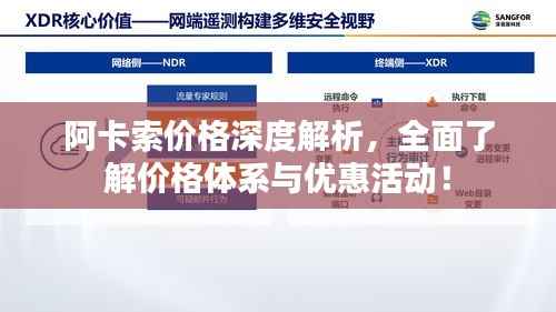 阿卡索价格深度解析，全面了解价格体系与优惠活动！